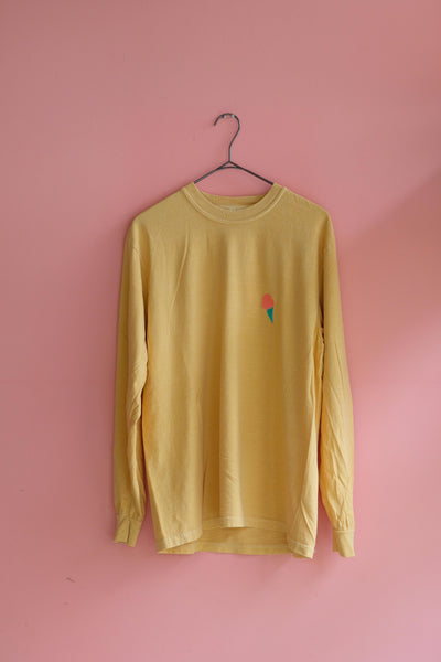 刺繍ロングスリーブTシャツ