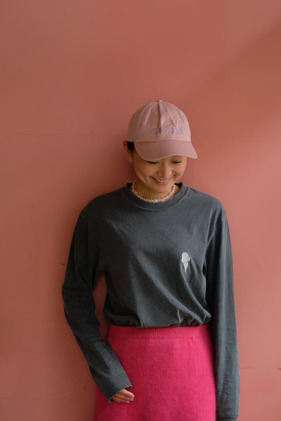 刺繍ロングスリーブTシャツ